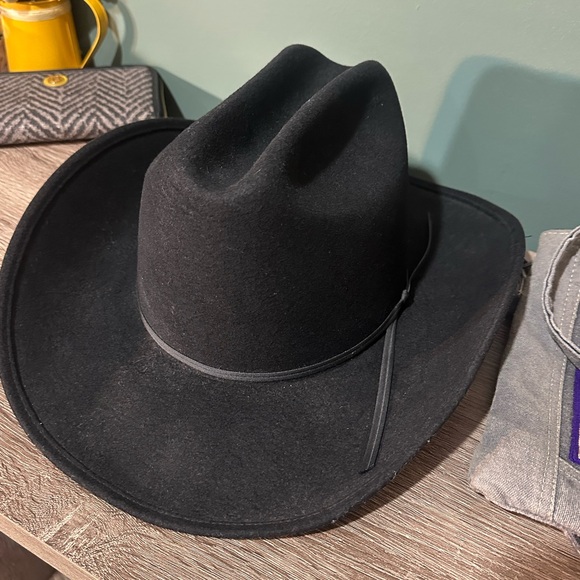 Brahma Other - Brahma Black Wool Cowboy Hat Size 7.5